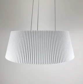 Підвісна люстра з декоративним абажуром Corruga BESMA 9065-450 WH 100W