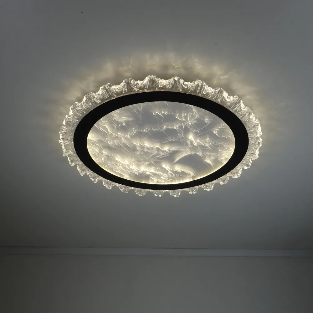 Стельовий світлодіодний світильник Marble A3085-1-500 BK+WH 100W  - фото 8
