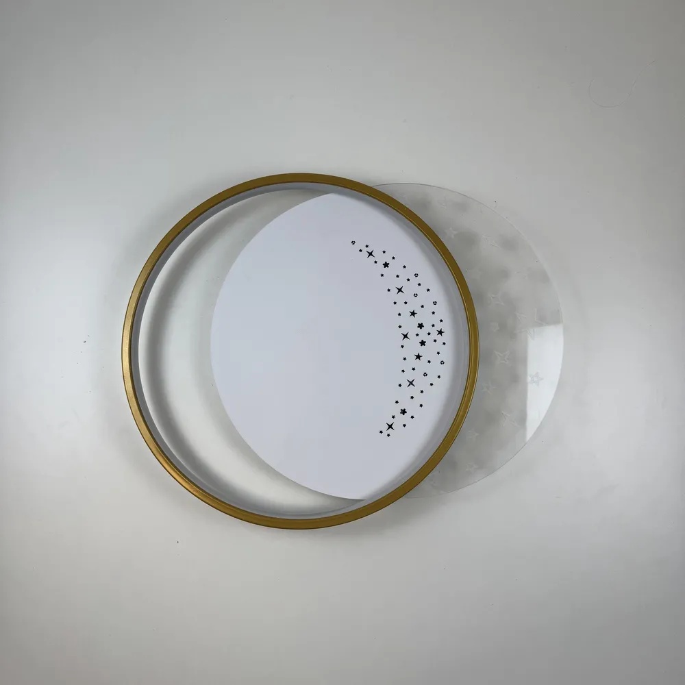 Стельова LED-люстра Starfall A12-6/2-500C WH+GD 130W  - фото 7