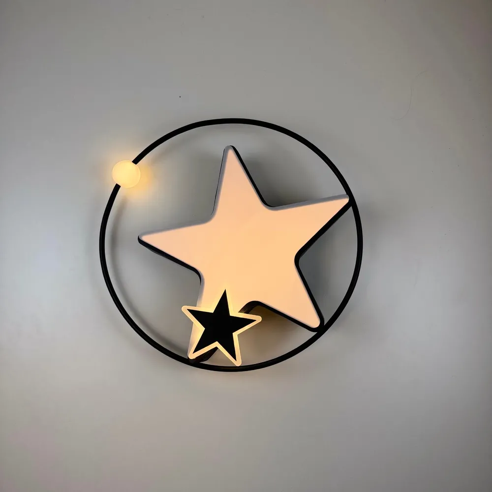 Стельовий світлодіодний світильник Cosmo A27-500 BK 100W  - фото 4
