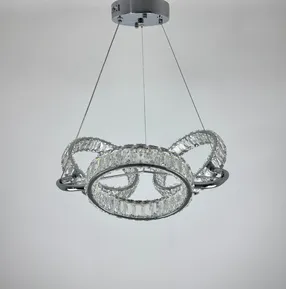 Підвісна кришталева люстра Earl Bright D8888-600-3 CH 150W