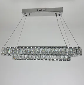 Підвісна кришталева люстра Earl Bright D8889/500-2 CH 188W