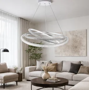 Підвісна світлодіодна люстра Horizon D8703-600-3 WH
