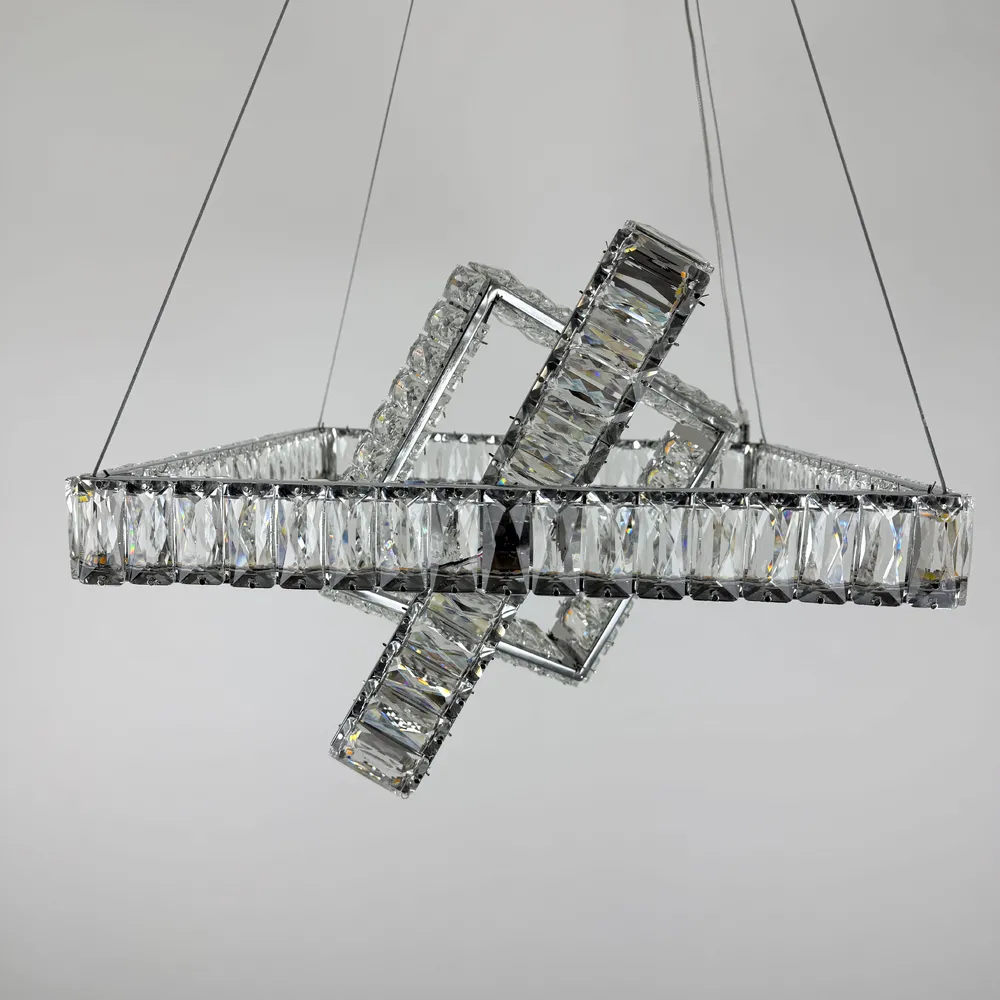 Pendant Crystal Chandelier Earl Bright D8892-450-3 CH  - фото 4
