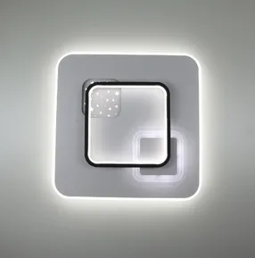 Стельова LED-люстра Starfall A3055-500S BK+WH 140W