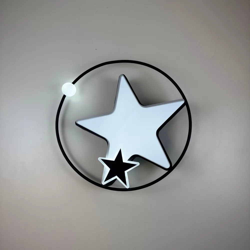 Стельовий світлодіодний світильник Cosmo A27-500 BK 100W  - фото 3
