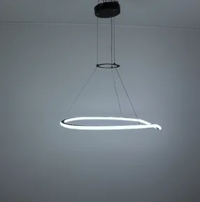Підвісна LED-люстра Contour D166-600 BK 110W