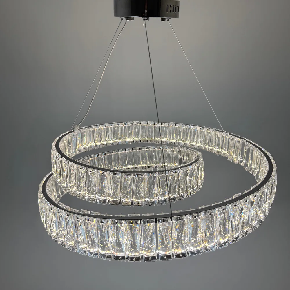 Підвісна кришталева люстра Earl Bright D8873-600 CH 188W 