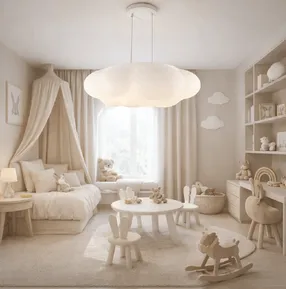 Підвісна LED-люстра Сloudy Baby D707-500 WH