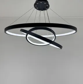 Люстра підвісна Modern Ring's 3213-60-40-20C BK B 110W