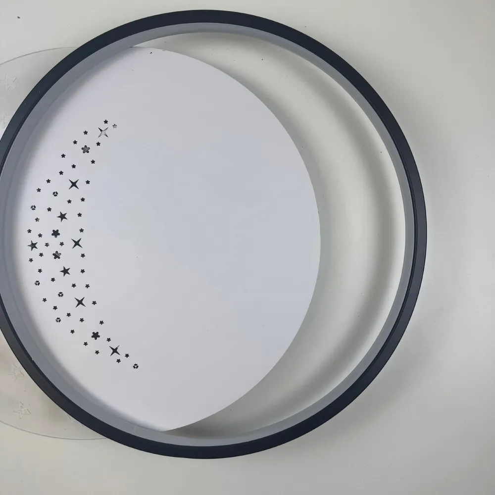 Стельова LED-люстра Starfall A12-6/2-500C BK+WH 130W  - фото 5