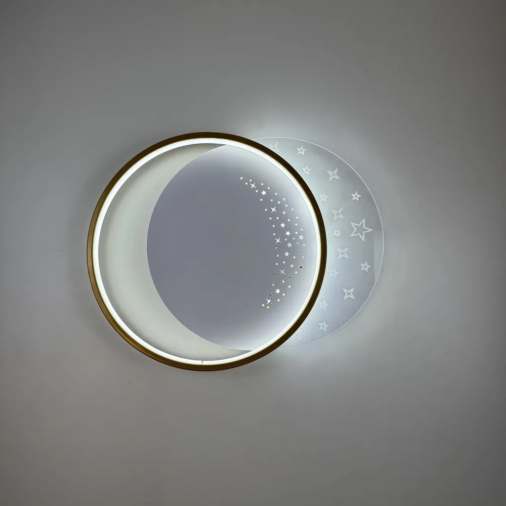 Стельова LED-люстра Starfall A12-6/2-500C WH+GD 130W  - фото 3