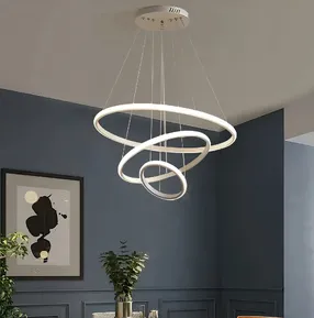 Люстра підвісна Modern Ring's 3213-60-40-20C WH A 96W
