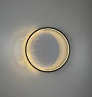 Стельова LED-люстра Starfall A12-6/2-500C BK+WH 130W  - фото 7