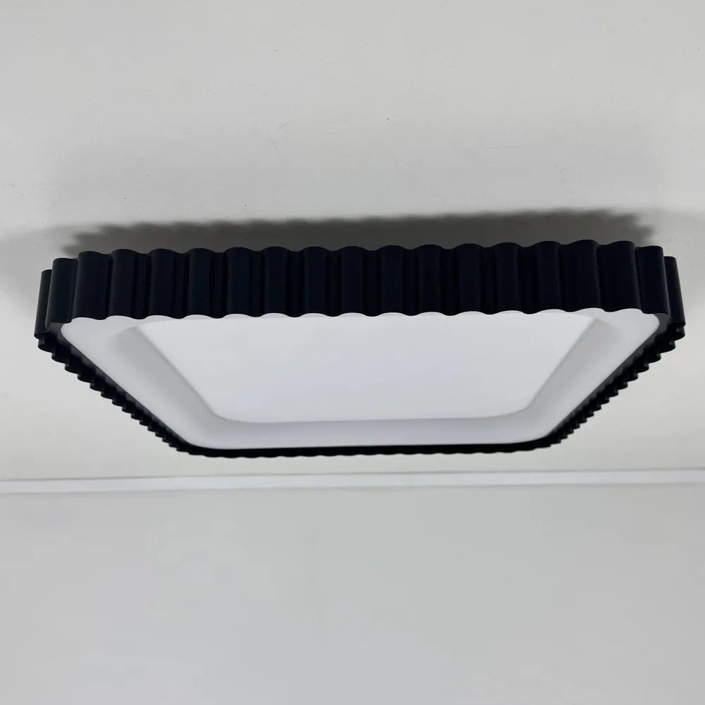 Потолочный светодиодный светильник Ruffles 8985-500S BK 80W  - фото 10