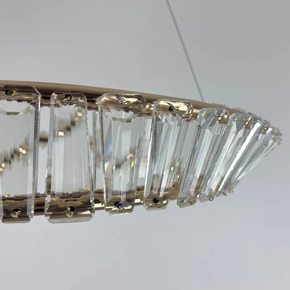 Кришталева підвісна LED-люстра Viscount D8801-500 FGD 94W  - фото 14