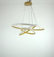 Люстра підвісна Modern Ring's 3213-60-40-20C GD A 96W  - фото 4
