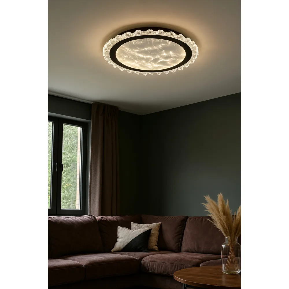 Стельовий світлодіодний світильник Marble A3085-1-500 BK+WH 100W 
