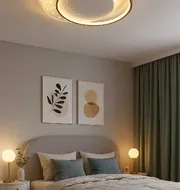 Стельова LED-люстра Starfall A12-6/2-500C WH+GD 130W 
