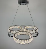 Підвісна кришталева люстра Earl Bright D8888-600-3 CH 150W 