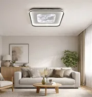 Потолочный светодиодный светильник Marble A3091-500S BK+WH 120W 