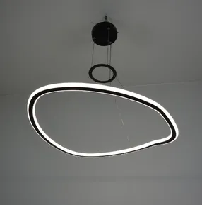 Підвісна LED-люстра Contour D166-600 BK 110W