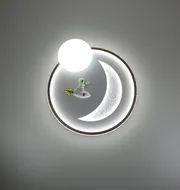 Стельовий світлодіодний світильник Cosmo 7982-500 WT+GD 200W  - фото 4