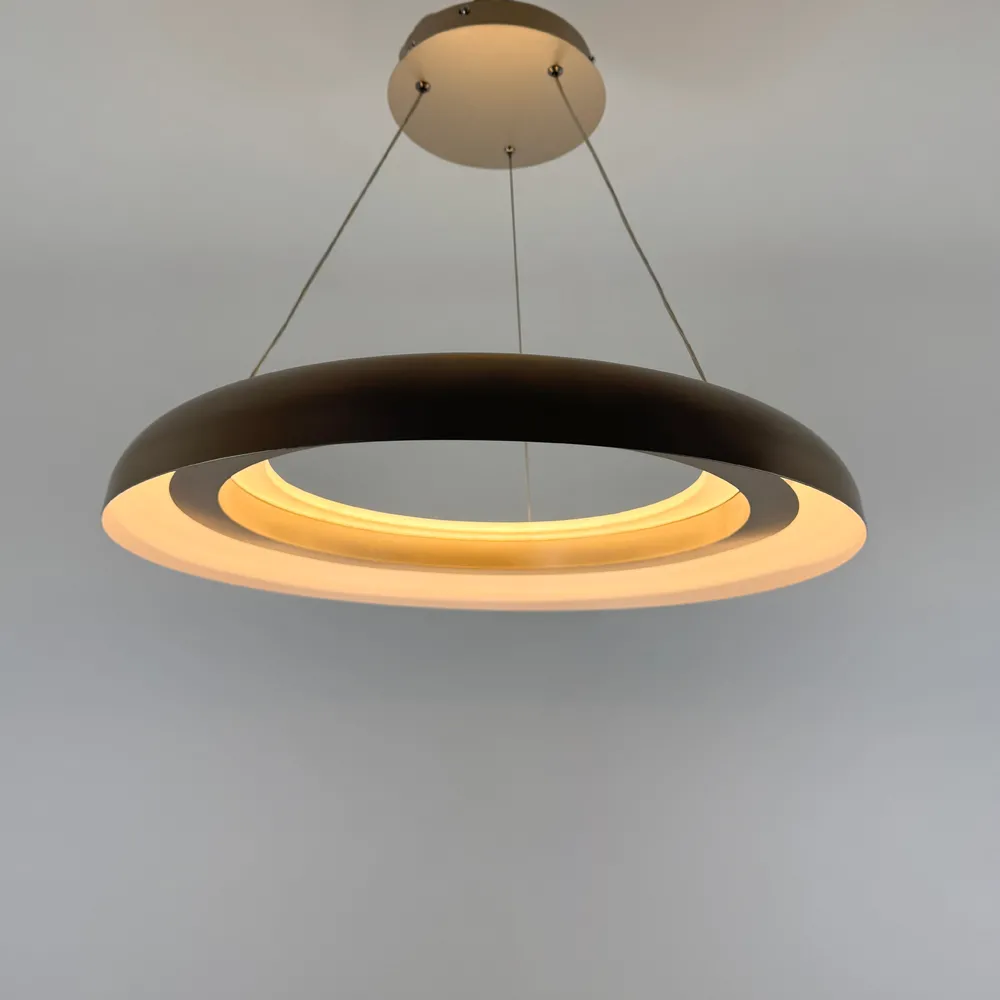 Підвісна дизайнерська LED-люстра NORA 9013-560 GD  - фото 11