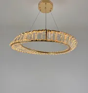 Кришталева підвісна LED-люстра Viscount D8801-500 FGD 94W  - фото 8