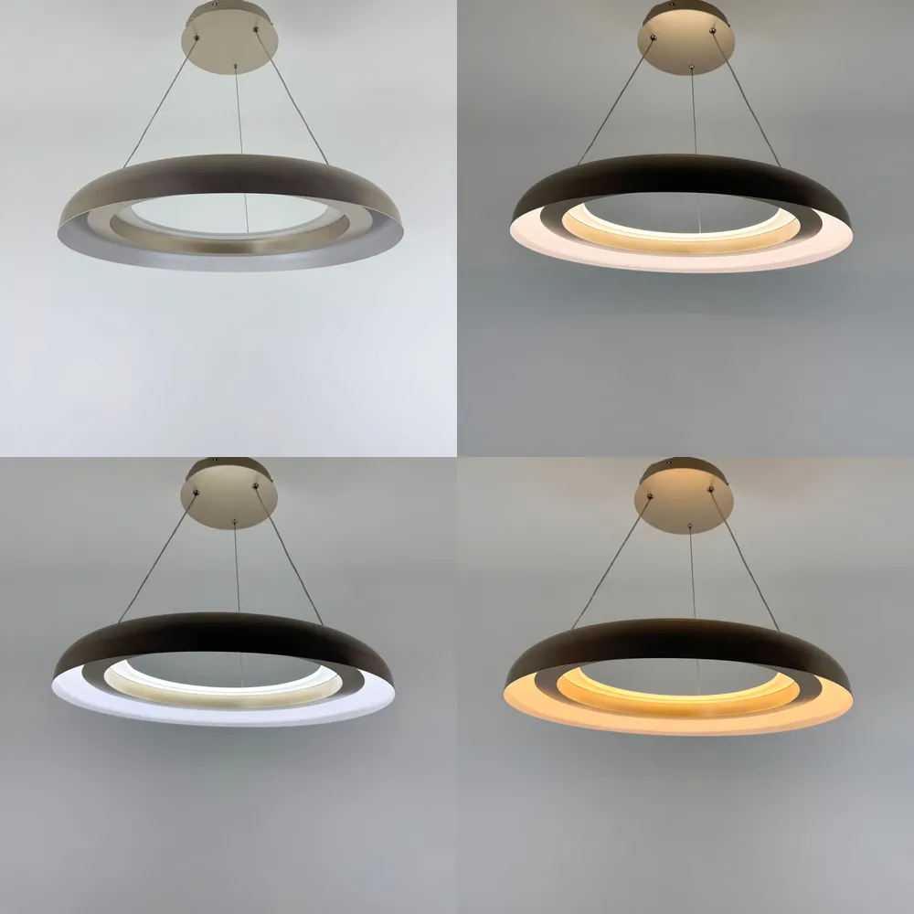 Підвісна дизайнерська LED-люстра NORA 9013-560 GD  - фото 3