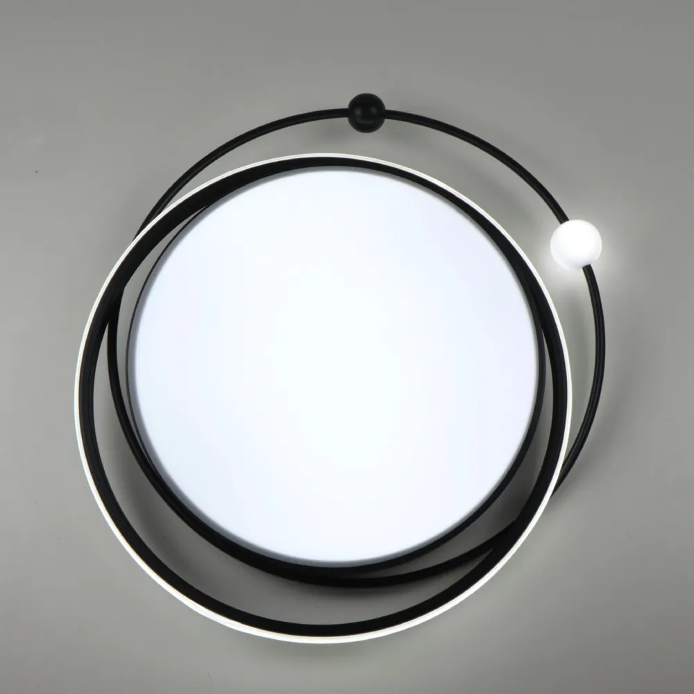 Стельовий світлодіодний світильник Simple Forms 8828-500C BK 140W  - фото 3