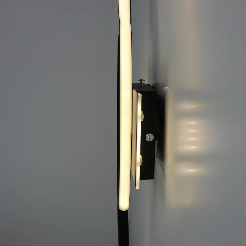 Хвилеподібне настінне LED бра Silk B377-1000 BK 60W  - фото 5