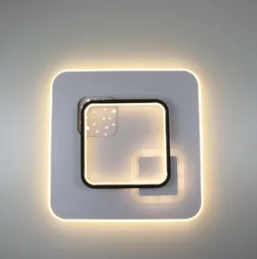 Стельова LED-люстра Starfall A3055-500S BK+WH 140W