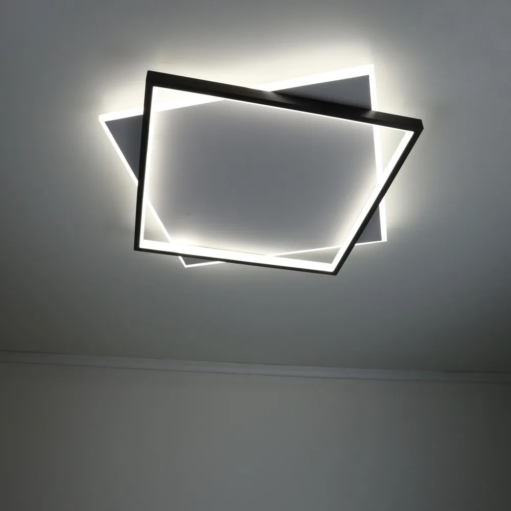 Стельова LED-люстра Simple Forms A3301-1-500 BK+WH 140W  - фото 7