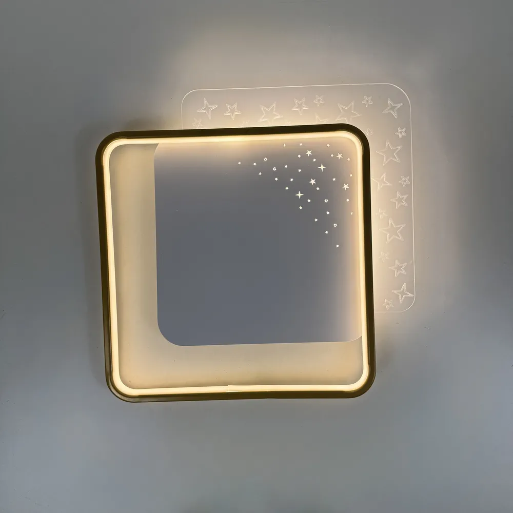Стельова LED-люстра Starfall A12-6-500S WH+GD 140W  - фото 6