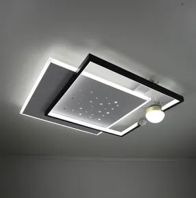 Стельова LED-люстра Starfall A3021-500S BK+WH 120W