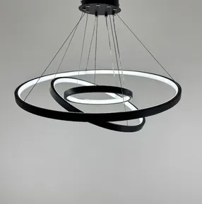 Люстра підвісна Modern Ring's 3213-60-40-20C BK B 110W