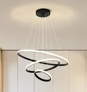 Люстра підвісна Modern Ring's 3213-60-40-20C BK A 110W 