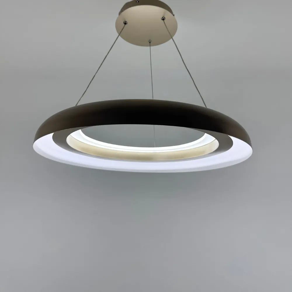 Підвісна дизайнерська LED-люстра NORA 9013-560 GD  - фото 9