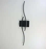 Хвилеподібне настінне LED бра Silk B377-1000 BK 60W  - фото 3