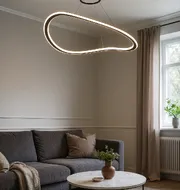Підвісна LED-люстра Contour D166-600 BK 110W 