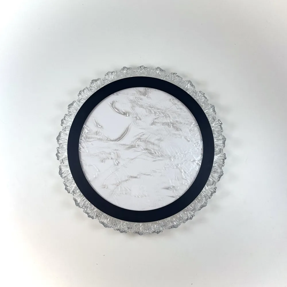 Стельовий світлодіодний світильник Marble A3085-1-500 BK+WH 100W  - фото 9