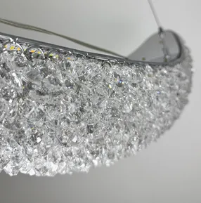 Підвісна кришталева люстра Martha P5008-L800 CH 80W