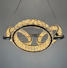 Підвісна кришталева люстра Earl Bright D8888-600-3 CH 150W