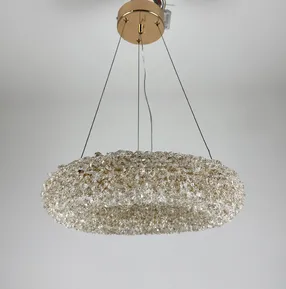 Підвісна кришталева люстра Martha P5005-D400 GD 80W