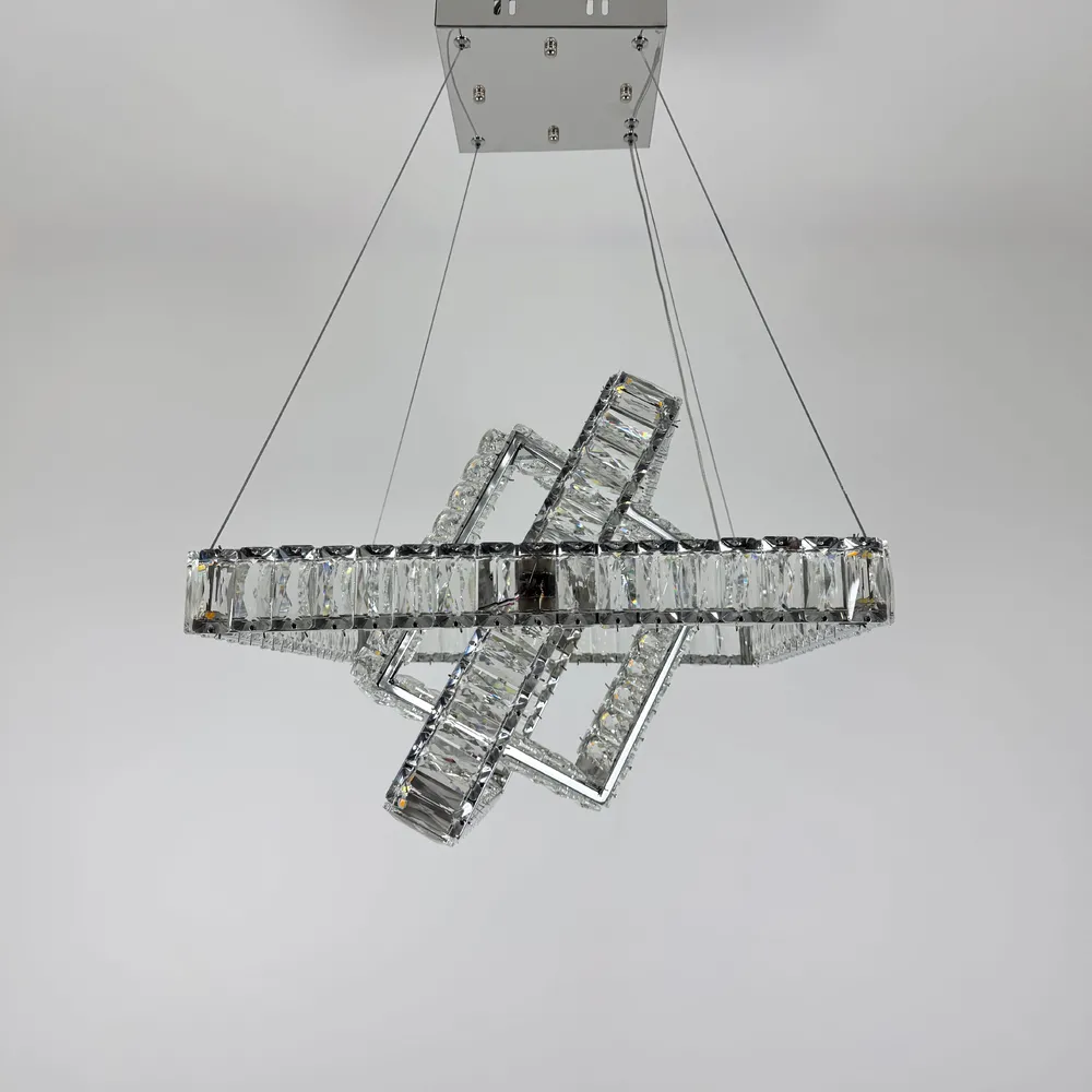 Pendant Crystal Chandelier Earl Bright D8892-450-3 CH  - фото 3