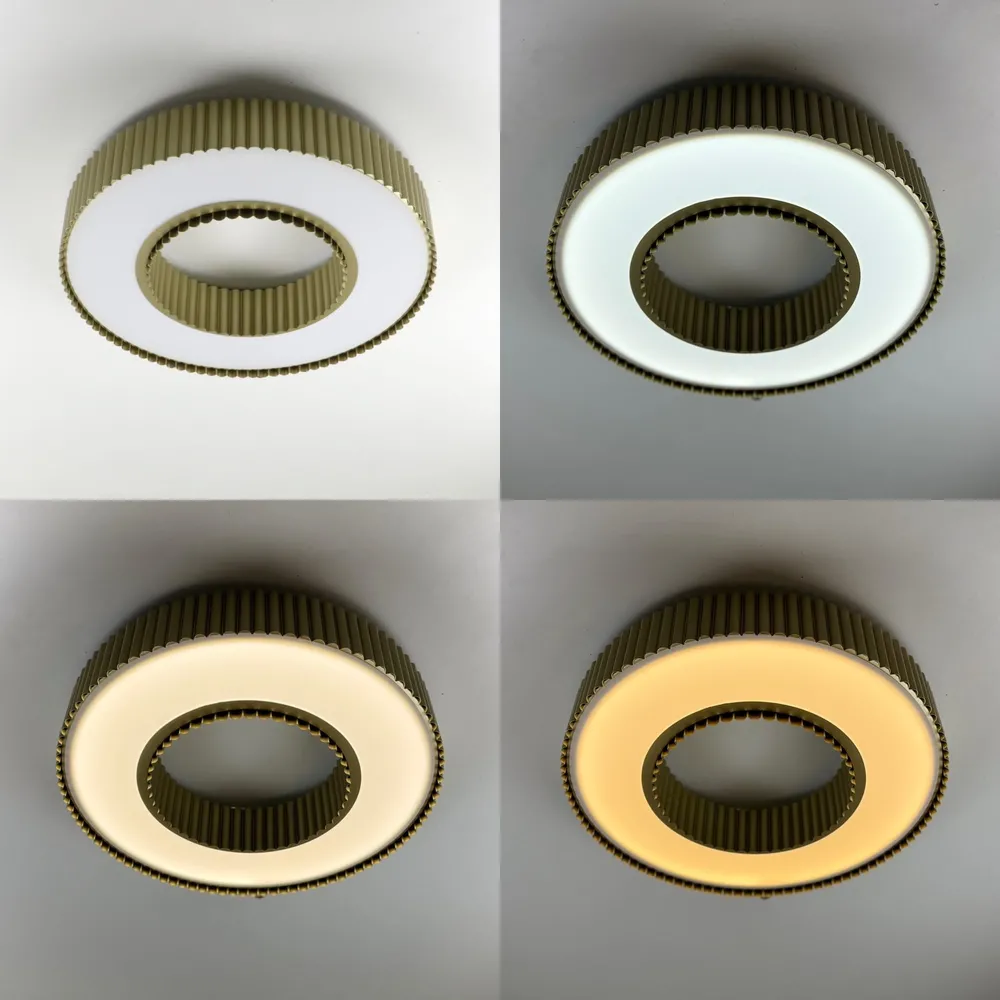 Стельовий світлодіодний світильник Corruga 9017-500 GD 120W  - фото 4