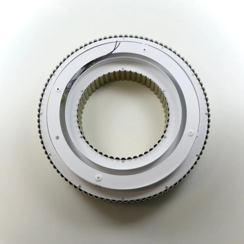 Стельовий світлодіодний світильник Corruga 9017-500 GD 120W  - фото 7