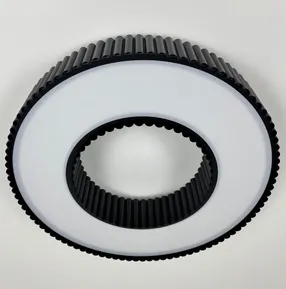 Стельовий світлодіодний світильник Corruga 9017-500 BK 120W