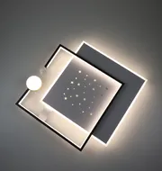 Стельова LED-люстра Starfall A3021-500S BK+WH 120W  - фото 3